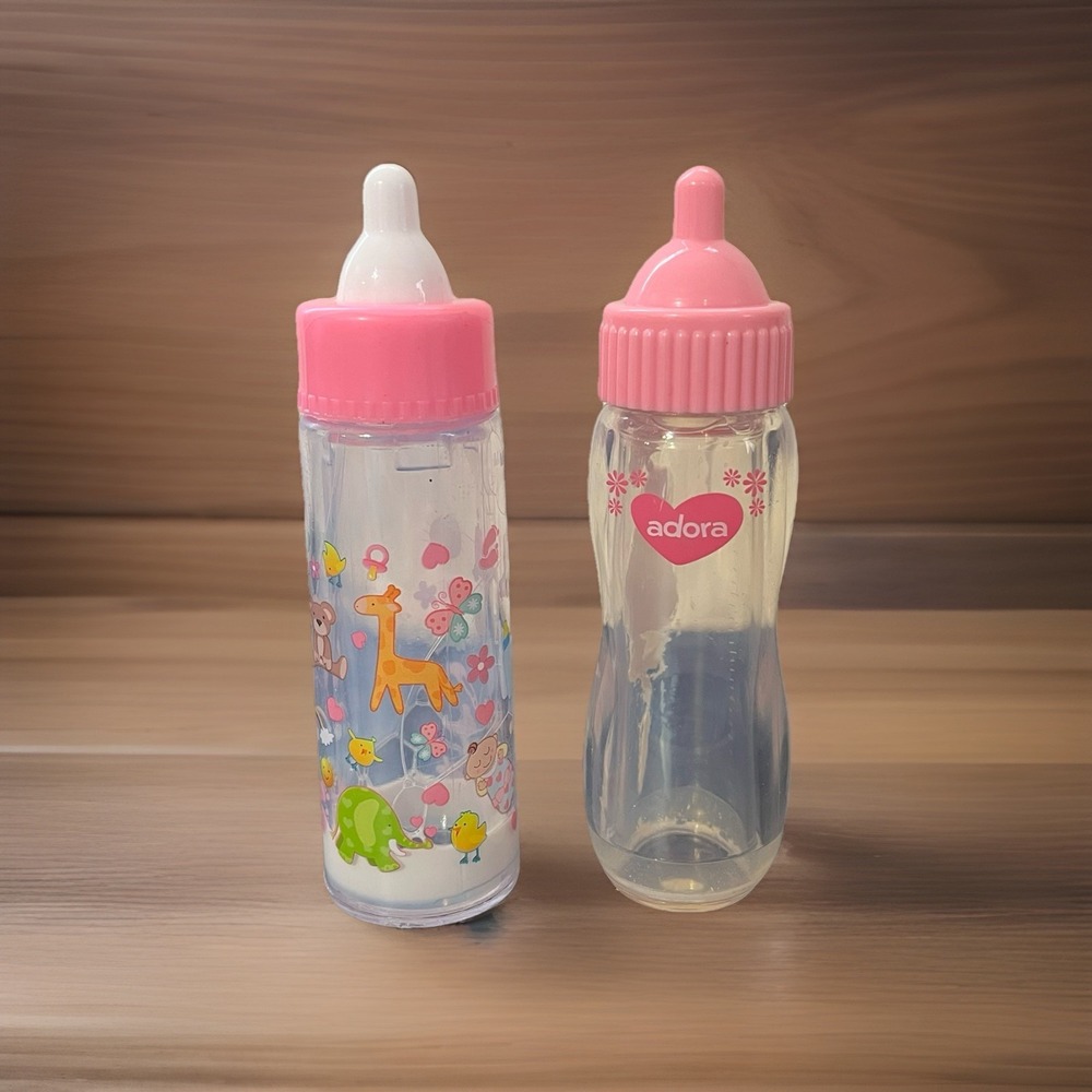 Adora Pink Baby Doll Bottle Replacement Milk Measurements Markings Unbranded